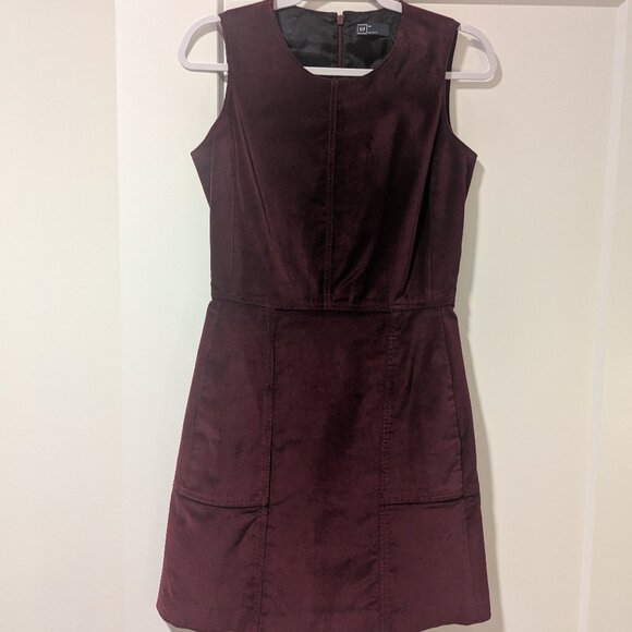 Gap Velvet Shift Dress (size 2) - Picture 1 of 4